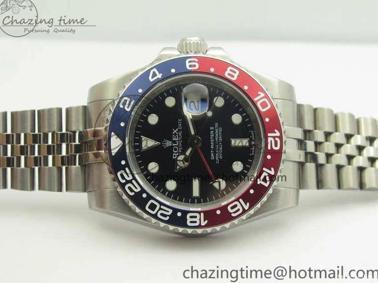 0402 GMT-Master II 126710 BPF BLRO SS Black Dial On SS Jubilee Bracelet A Youthful 3483